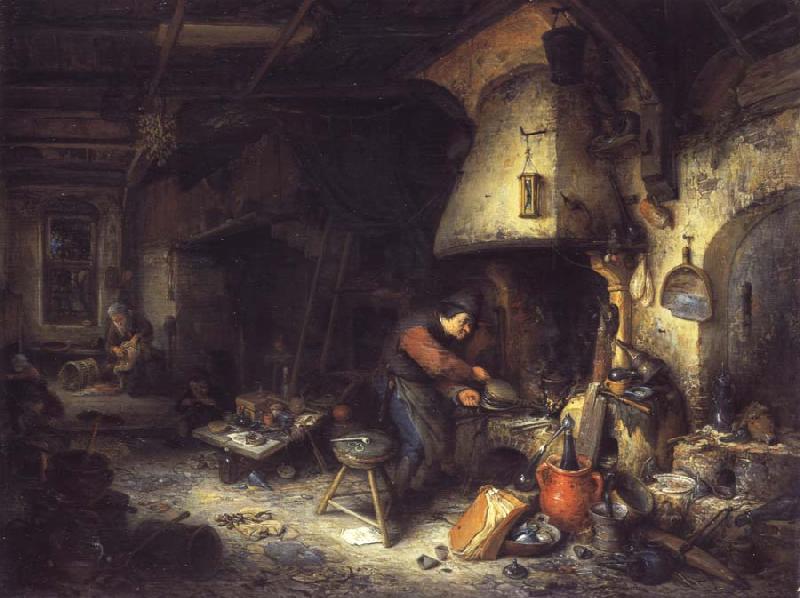 Ostade, Adriaen van An Alchemist